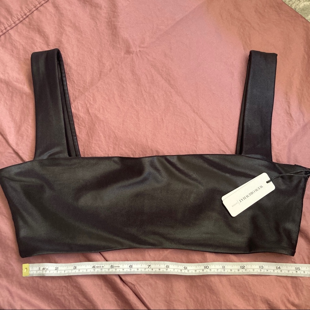 NWT WeWoreWhat Active Sports Bra Bathing Suit